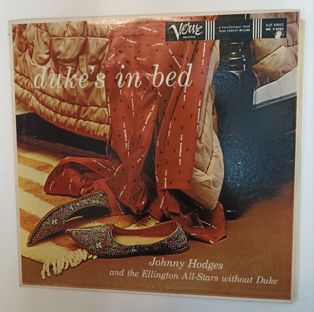 Винтажная виниловая пластинка LP Johnny Hodges And The Ellington All Stars Without Duke Dukes In Bed (USA 1961)