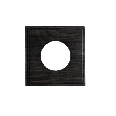 Рамка 1 постовая для скрытого монтажа (дерево, Угольно-черный) BF4-610-119