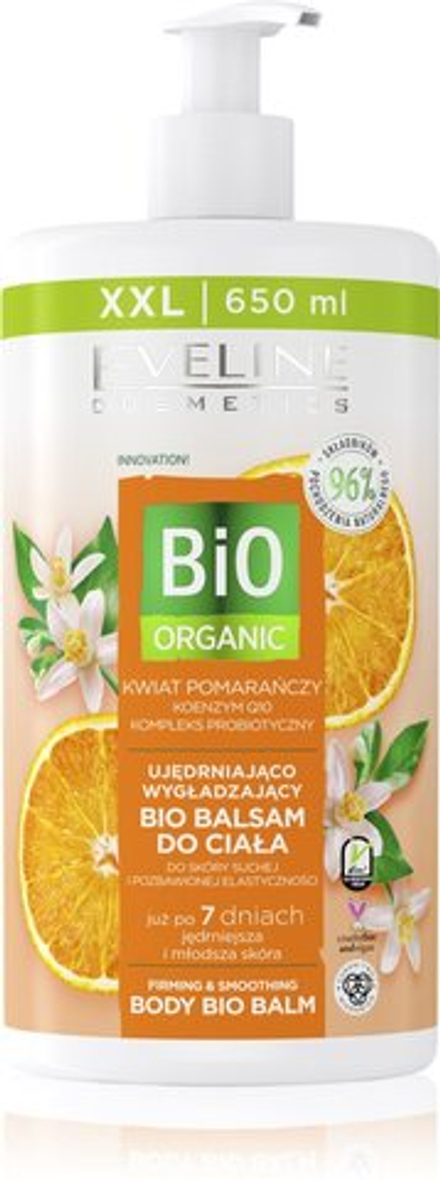 Eveline Cosmetics Bio Organic - успокаивающий лосьон для тела с укрепляющим эффектом /   650  ml  / GTIN 5903416043560