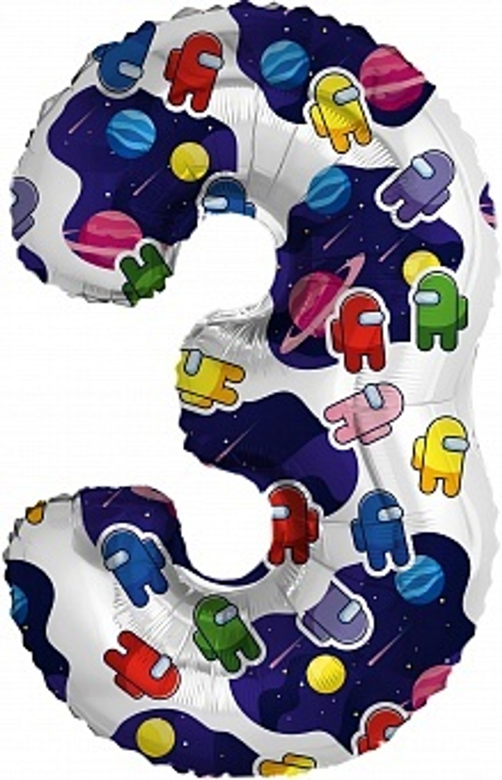 Р Цифра 3 Космонавтики 32''/81 см