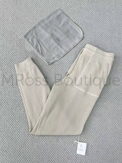 Бежевый мужской спортивный костюм Brunello Cucinelli