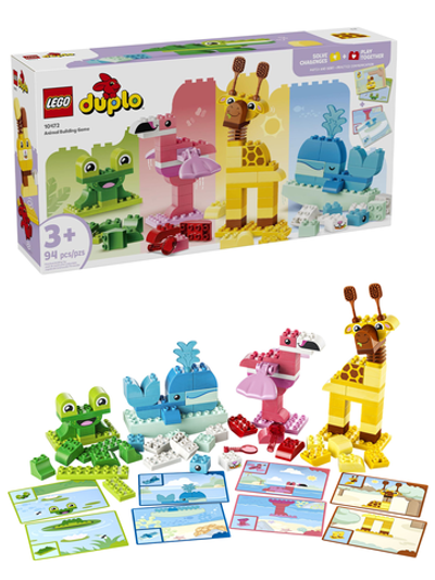 Конструктор лего дупло Игра для создания животных 10472 | LEGO DUPLO Animal Building Game | развивающая 94 детали | 3+