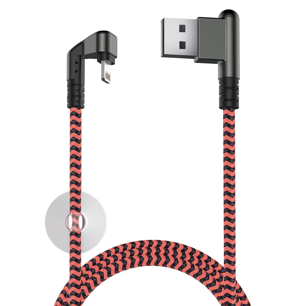 Olmio X-Game Neo USB 2.0 - Lightning, 1.2м, 2.1A, игровой, угловой USB A 038905 Кабель