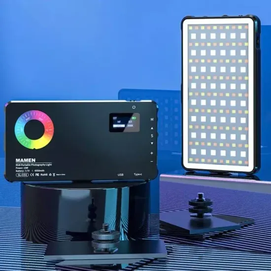 Портативный, компактный видеосвет RGB Portable Photography Llight SL-C02