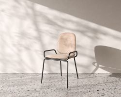 Стул Ror, 2 Frame, велюр, черный/бежевый