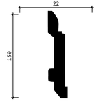 Плинтус DD702