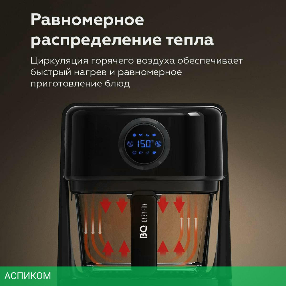Аэрогриль BQ GR2004 черный