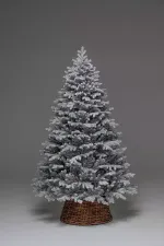 Заснеженная елка «Александрийская» (Литая хвоя) от 1.8 м до 2,4 м