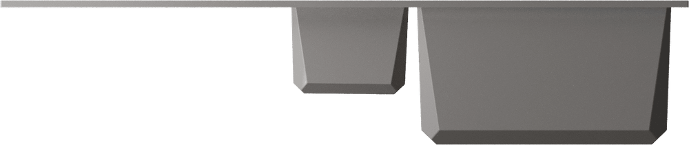 Мойка Omoikiri Sakaime 100-2-GR Tetogranit/leningrad grey