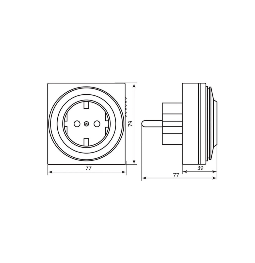 Розетка с таймером Feron TM32/61923 3500W/16A