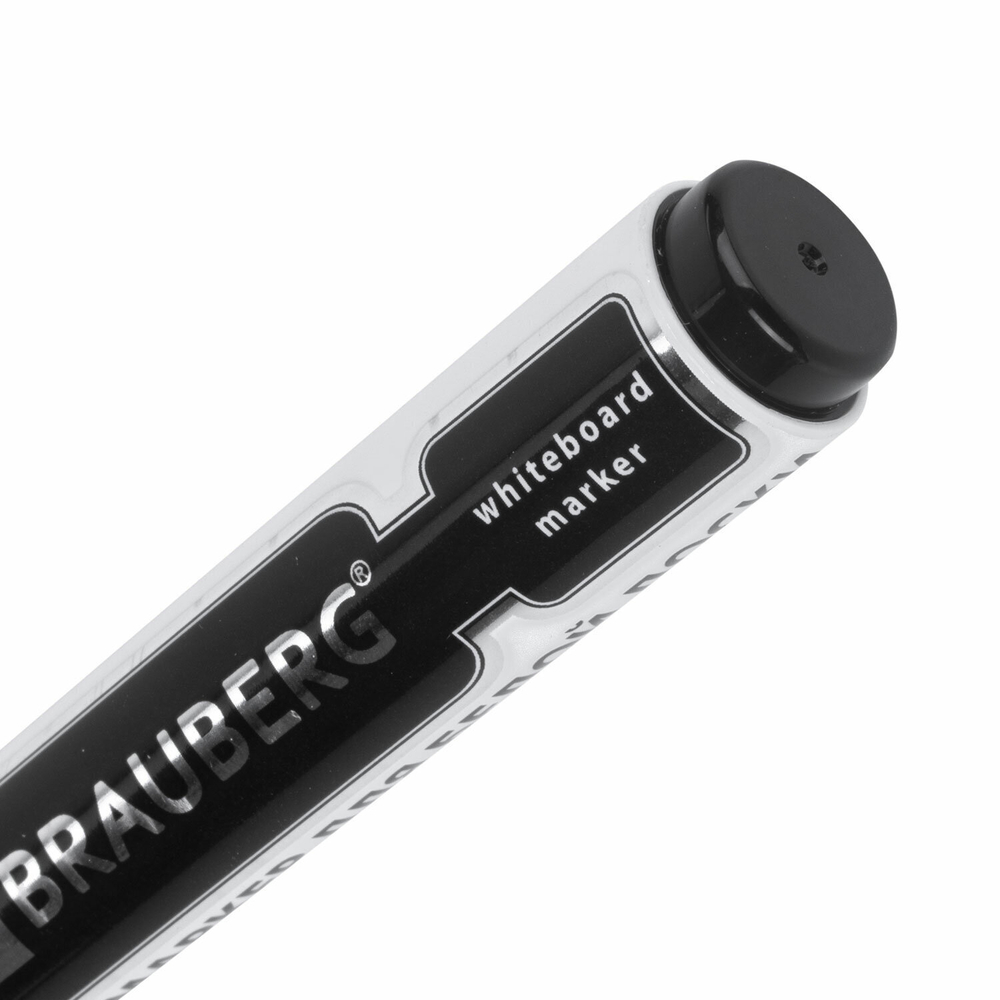 Маркеры стираемые для белой доски набор 4 ЦВЕТА BRAUBERG "Neo" 5 мм с клипом (3 штуки в упаковке)