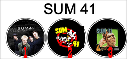 Значок Sum 41 (36 мм) ( в ассортименте )