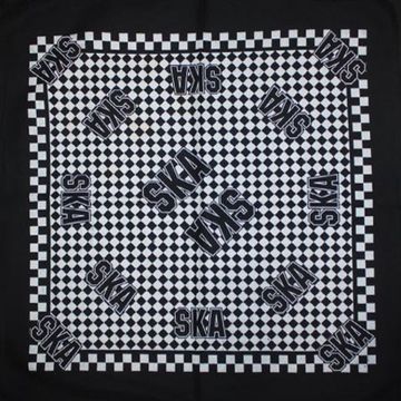 Бандана SKA черно-белая клетка (042)