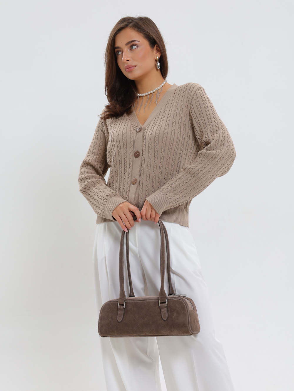 Кардиган «Мелкие косички»