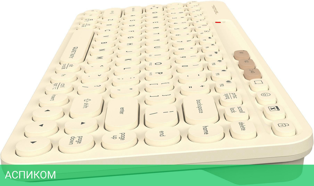 Клавиатура A4Tech Fstyler FBK36C AS бежевый (FBK36C AS)