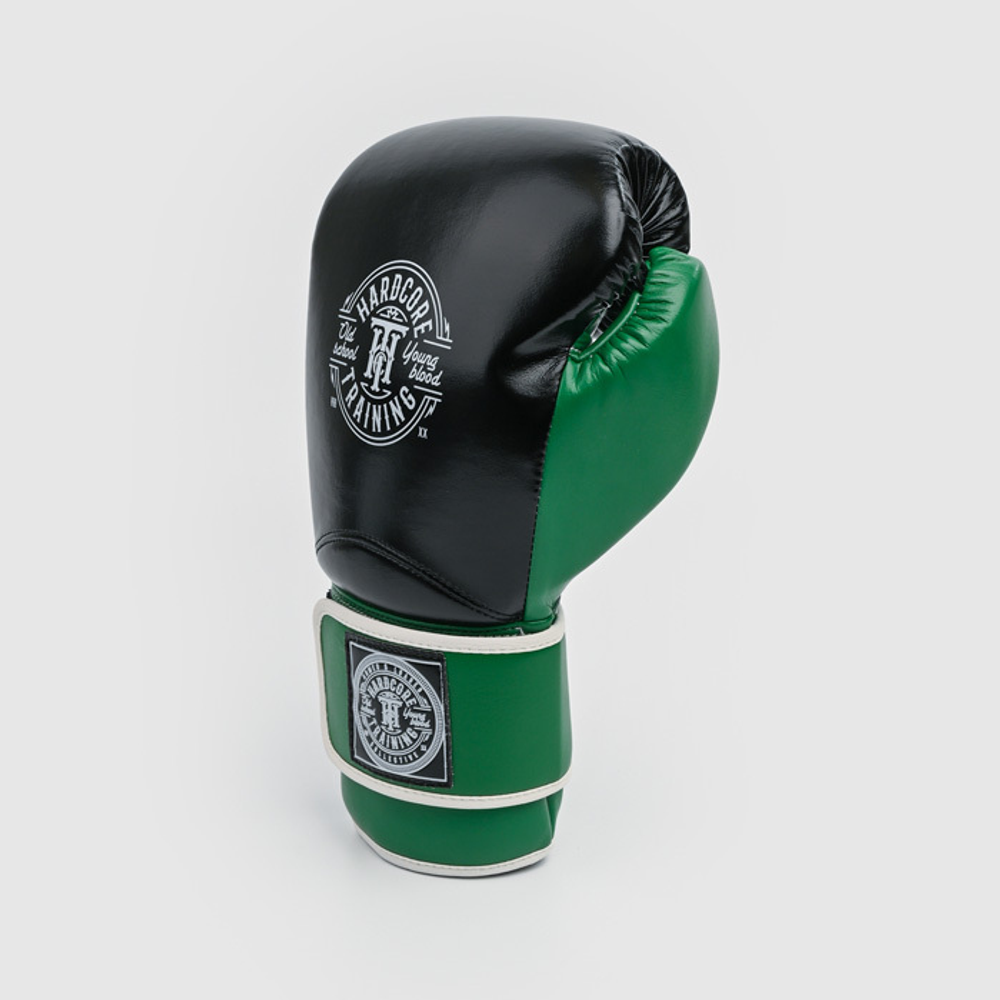 Боксерские перчатки Hardcore Training HardLea Black/Green
