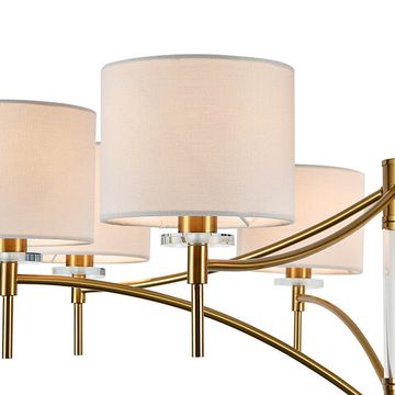 Подвесная люстра 8*E14 V000526 13031/8P Brass бронза Boheme Indigo