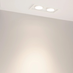 Светильник MS-VORTEX-BUILT-S210x117-2x20W Day4000 (WH-WH, 40 deg, 230V) (Arlight, IP20 Металл, 5 лет) 057768