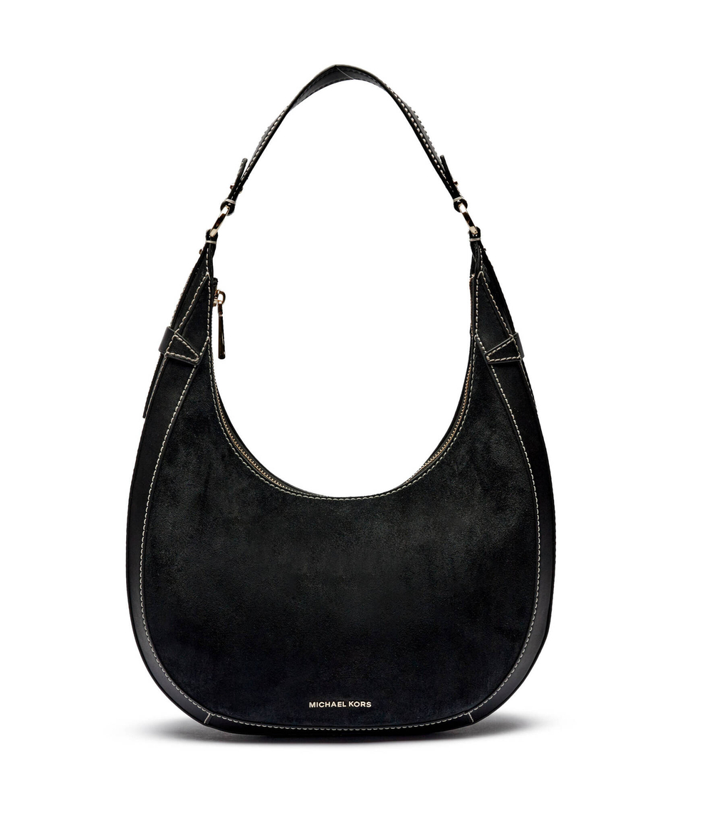 Кожаная сумка хобо Michael Kors - черный(30T4G0PH9S)