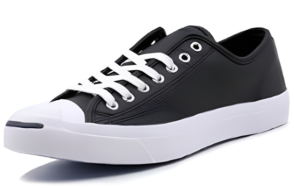 Converse Jack Purcell Dark Sangria Non-slip Lightweight Low Panel Shoes Men-Women Black