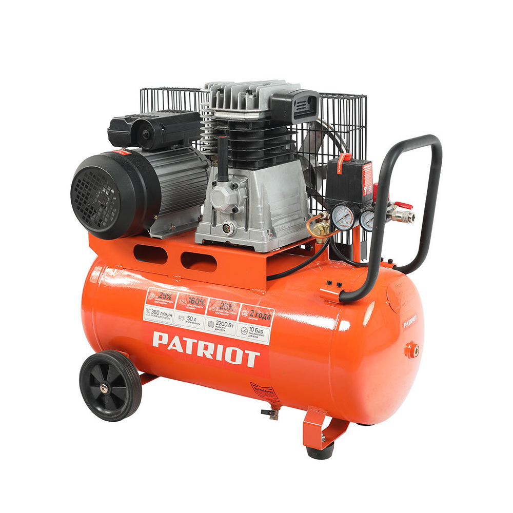 Компрессор поршневой ременный Patriot PTR50/360I 525301960