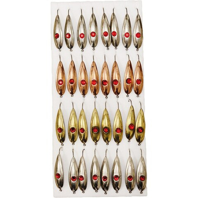 Набор блесен "Овал 1-КТ" (упаковка 32 штук)