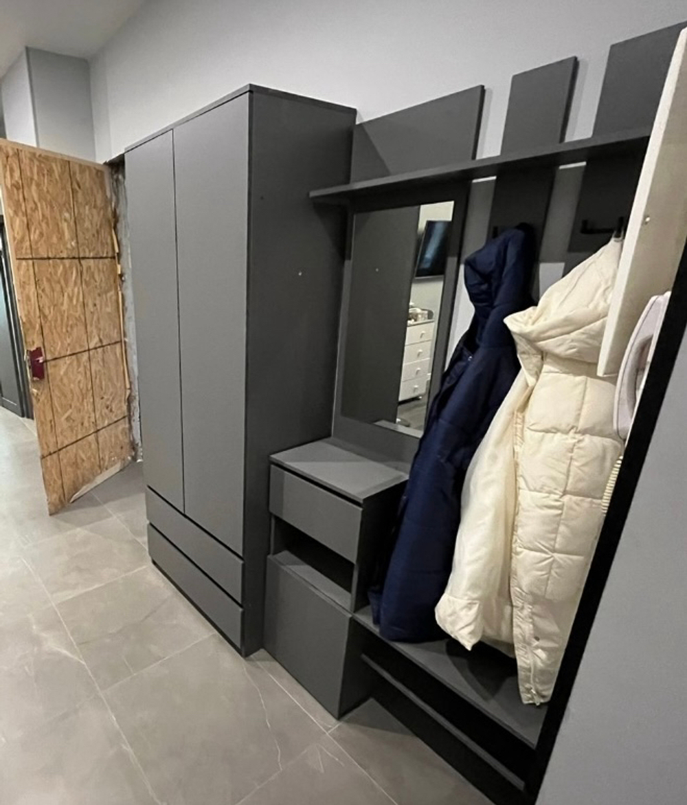 Прихожая «Денвер» Графит 1,8