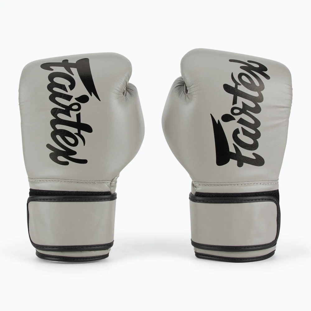 Боксёрские перчатки Fairtex Microfiber gray