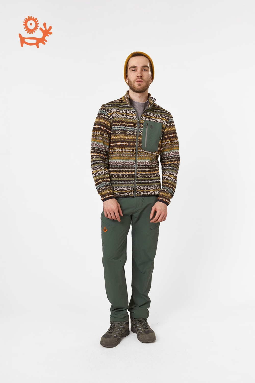 КОФТА МУЖСКАЯ ФЛИСОВАЯ STAYER ETNIC FLEECE