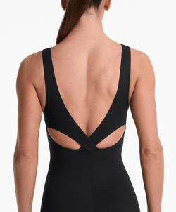 Oysho Длинный комбинезон Extra Compressive, черный