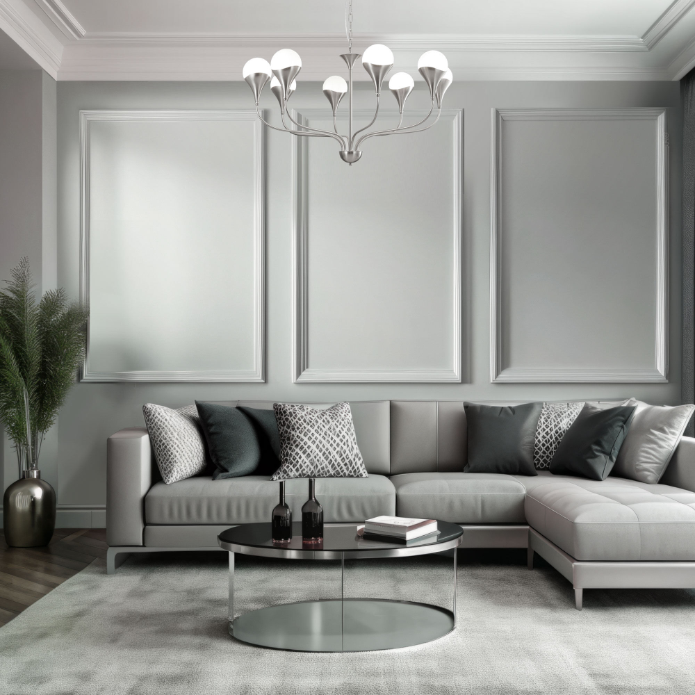 Умный подвесной светильник  Calyx 60169/8 никель 60169/8 никель