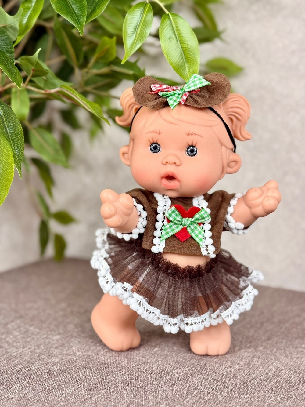 Пупс Marina and Pau 26 cм Nenote Christmas (2944)