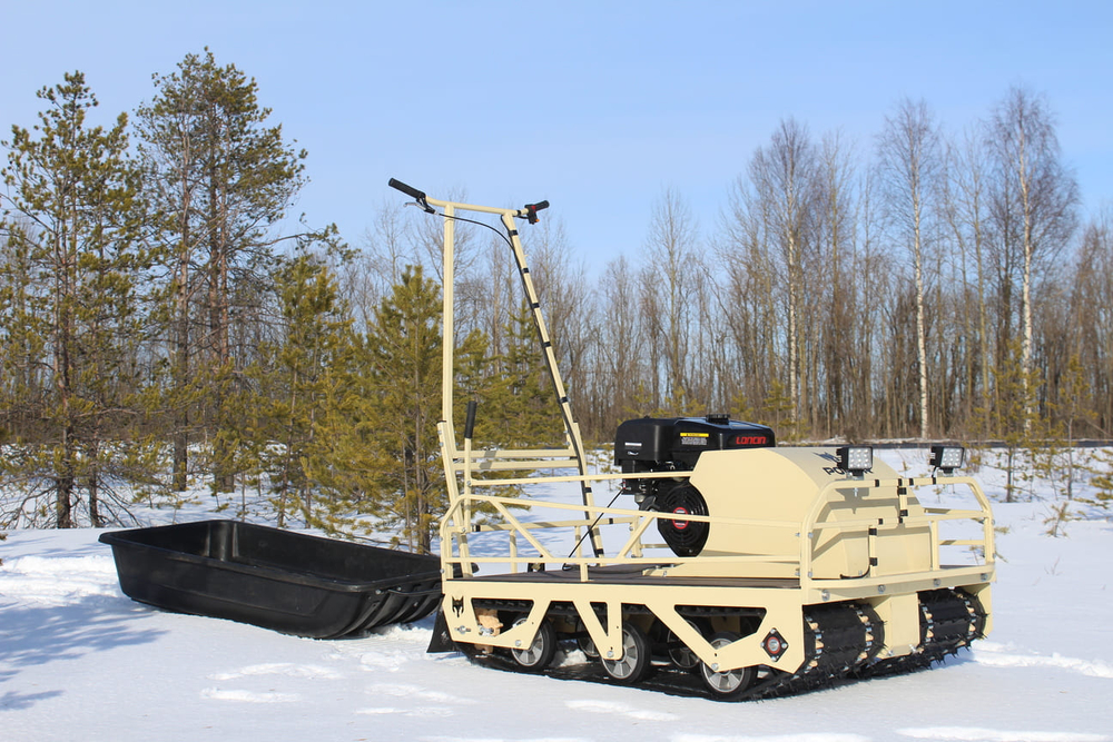 Мотобуксировщик POMOR X2 K-15 С реверс-редуктором