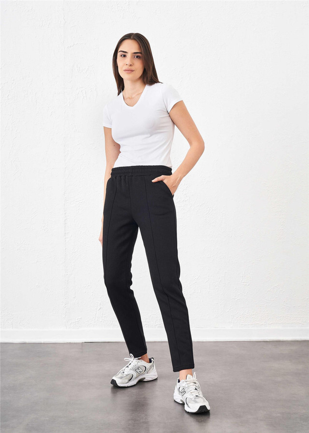 RELAX MODE / Спортивные штаны женские утепленные штаны женские с начесом - 40118