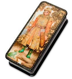 ШК-19/25-B Шкатулка в технике декупаж «Царевна лягушка» (10х8х3,5)