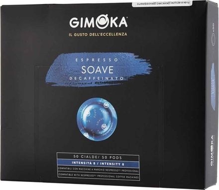 Кофе в капсулах Gimoka Nespresso Pro Soave Decaf 50 капсул