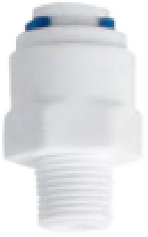 Фитинг прямой 1/4"-1/8" (трубка-резьба) QT-20 Naturewater (10-4-2)