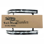 Поворотники Salman бегающие хром Lexus в боковые зеркала, Приора