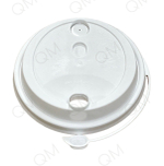 Крышка для стакана 90 мм "Покров. Полимер" с клапаном (белая) (50шт/упак)