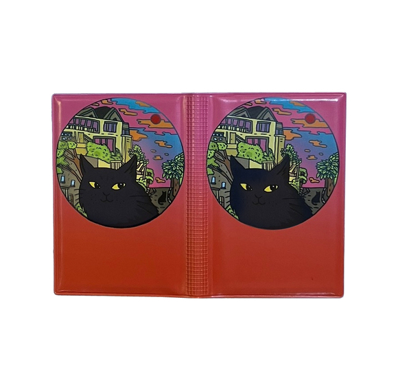 Обложка для транспортной карты "Котосолнце" увеличенная