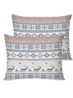 Постельное белье перкаль Сказка "Скандинавия" семейное Наволочка 50х70 см 2 шт Простынь на резинке 160x200 см Пододеяльник 145x215 см 2шт