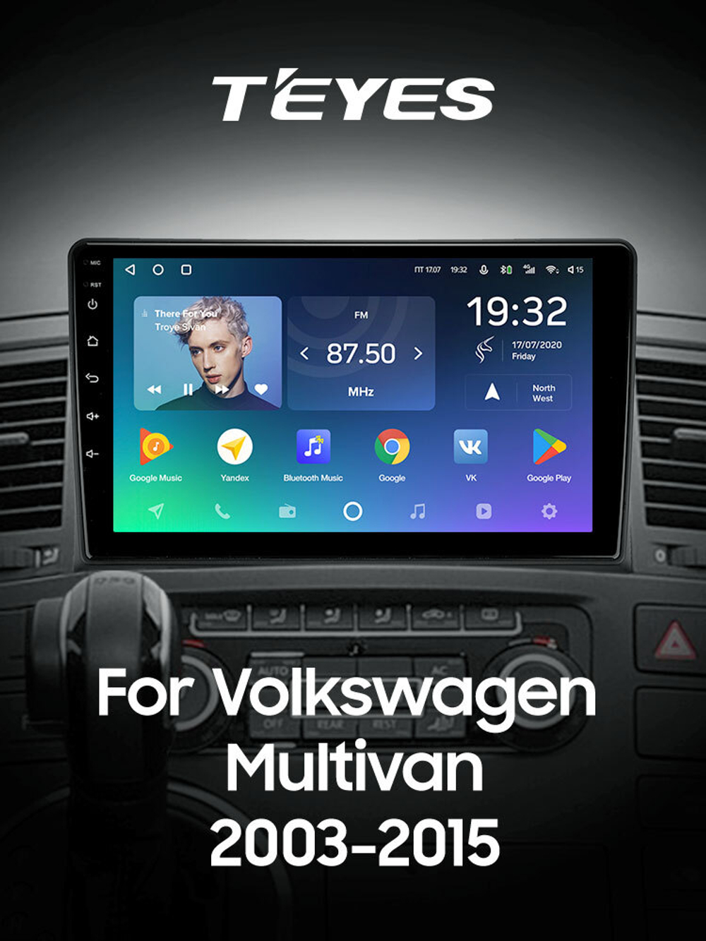 Teyes SPRO Plus 9"для Volkswagen Multivan T5 2003-2015