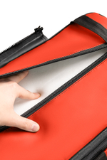 Накладки на банки комплект 91х25 Yachtman красный-черный