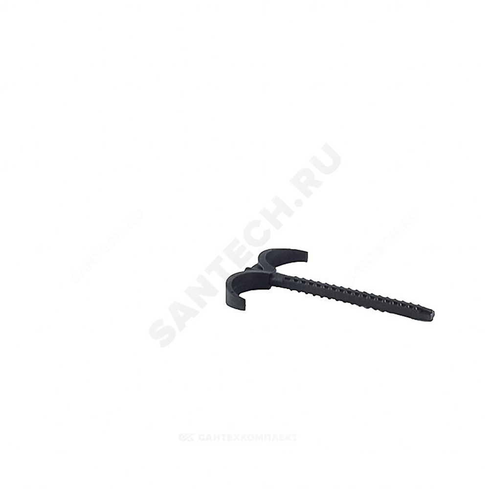 Крюк двухсторонний L=12см для труб Дн 10-32 Rehau 12657091001