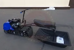 Мотобуксировщик с седельным модулем ЛИДЕР-ДЕЛЬТА-2S-CVTL с вариатором TAV2-40 (8 л.с., двиг. Lifan)