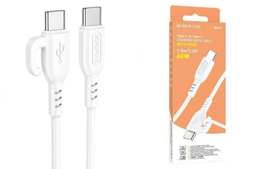 шнур Borofone BX91 USB для Type-C 1m бел.