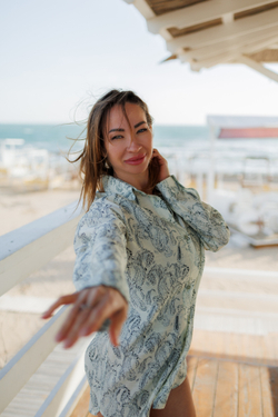 Рубашка реглан "Пейсли"