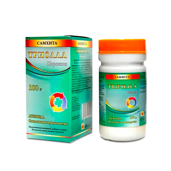 БАД Samhita Трифала порошок чурна (Karnani) Triphala 100 г
