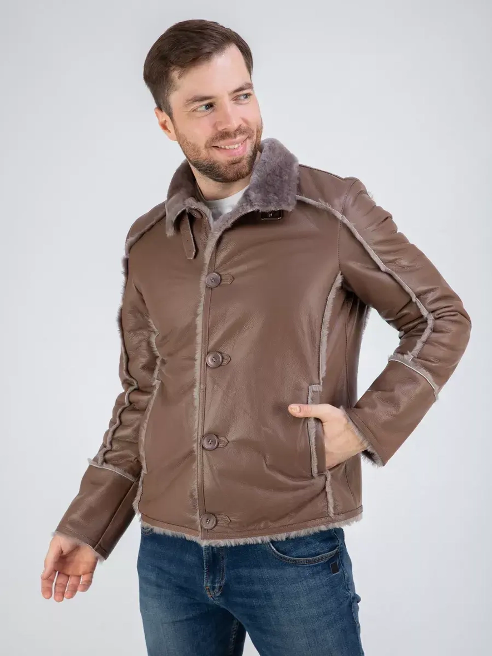 Дубленка натуральная зимняя Турция