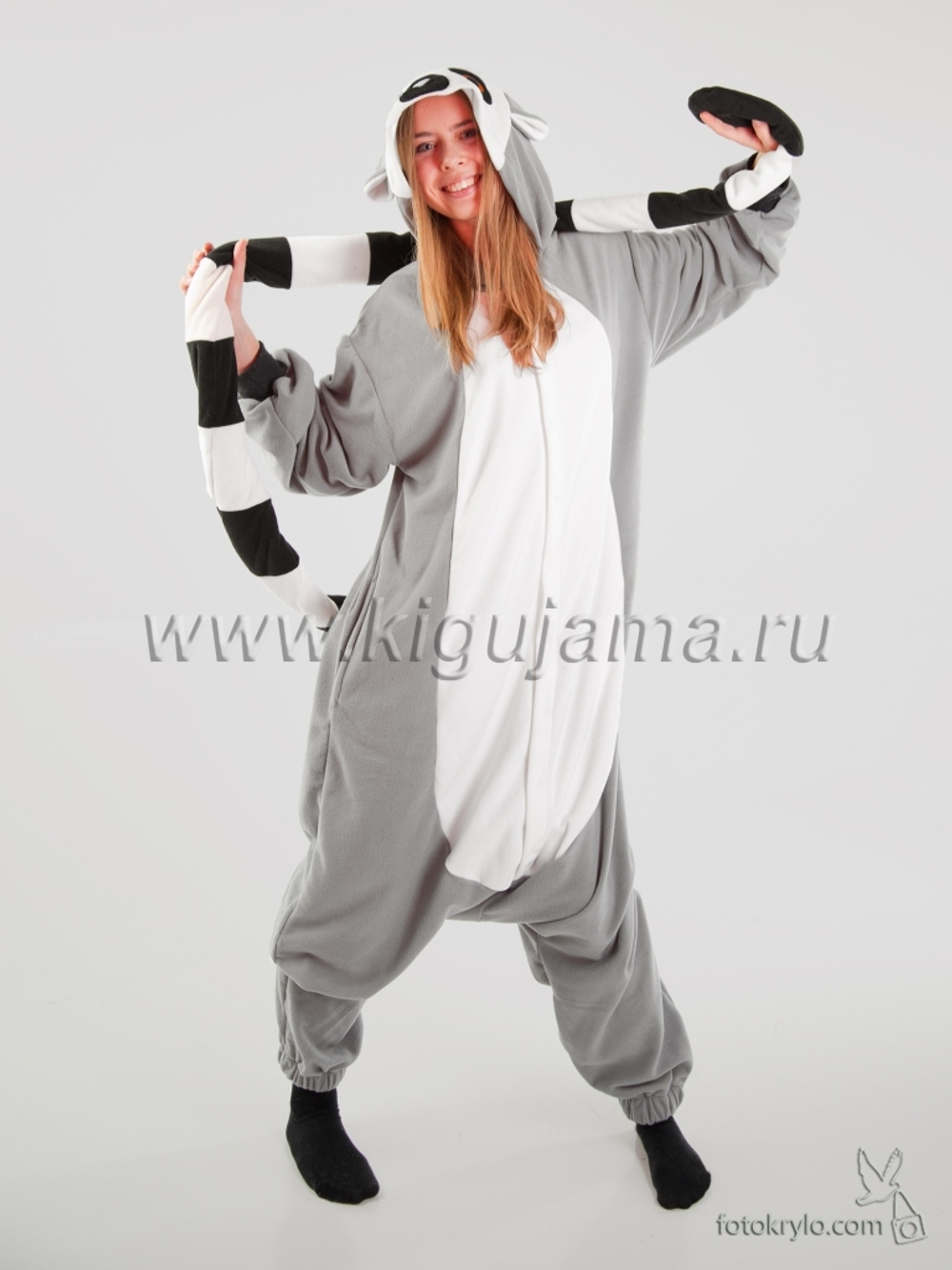 пижама кигуруми лемур